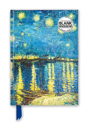 Vincent van Gogh: Starry Night over the Rhône (Foiled Blank Journal)