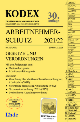KODEX Arbeitnehmerschutz 2021/22
