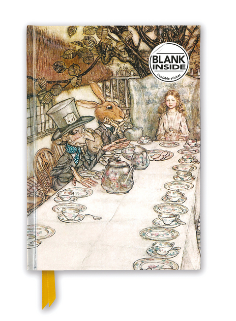 Arthur Rackham: Alice In Wonderland Tea Party (Foiled Blank Journal) - 