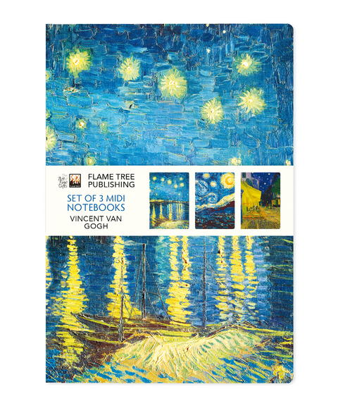 Vincent van Gogh Set of 3 Midi Notebooks - 