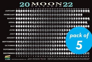 2022 Moon Calendar Card (5 pack)