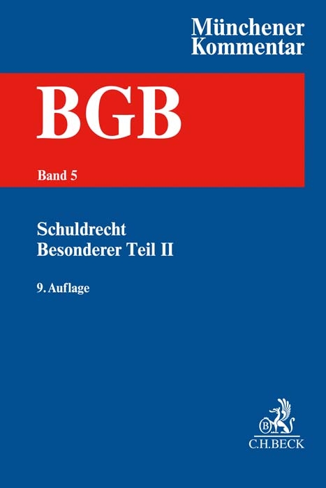 M&uuml;nchener Kommentar zum B&uuml;rgerlichen Gesetzbuch - 