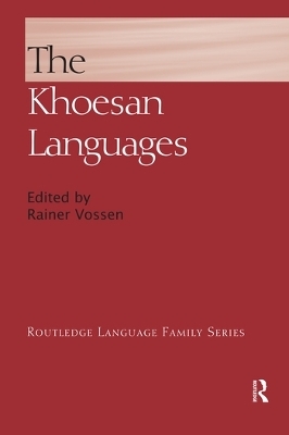 The Khoesan Languages - 