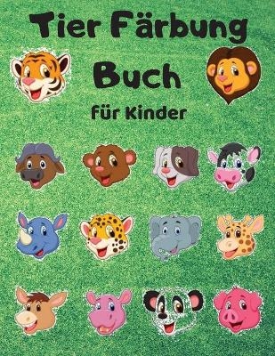 Tier F&auml;rbung Buch f&uuml;r Kinder - Elke Larenz
