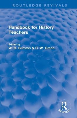 Handbook for History Teachers - 