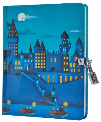 Harry Potter: Hogwarts Castle at Night Lock and Key Diary -  Insight Editions