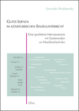 Gutes Lernen im k&uuml;nstlerischen Einzelunterricht - Govinda Wroblewsky