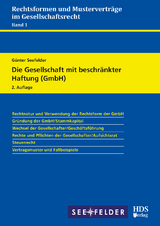 Die Gesellschaft mit beschränkter Haftung (GmbH) - Günter Seefelder