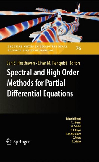 Spectral and High Order Methods for Partial Differential Equations