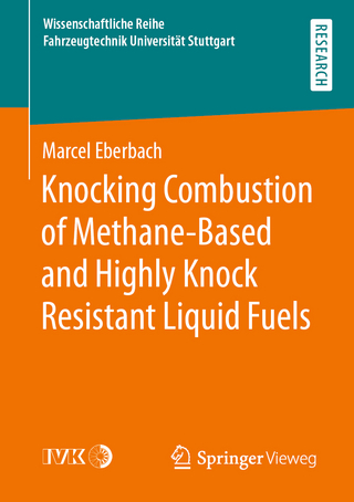 Knocking Combustion of Methane-Based and Highly Knock Resistant Liquid Fuels