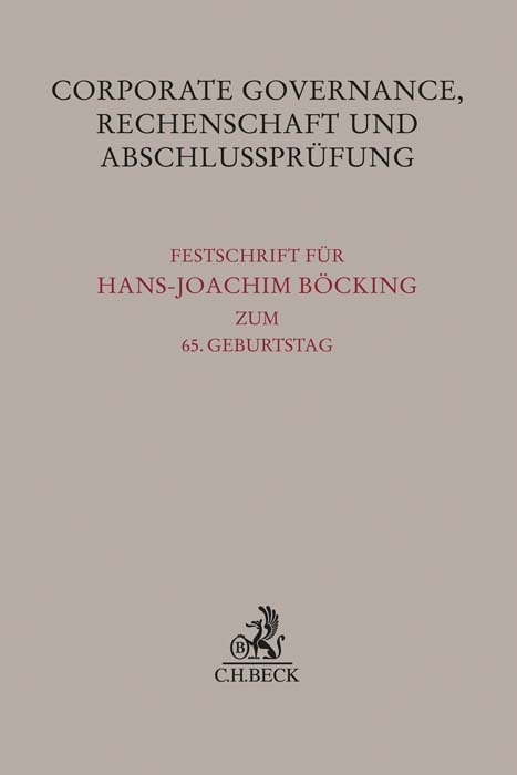 Corporate Governance, Rechenschaft und Abschlusspr&uuml;fung - 