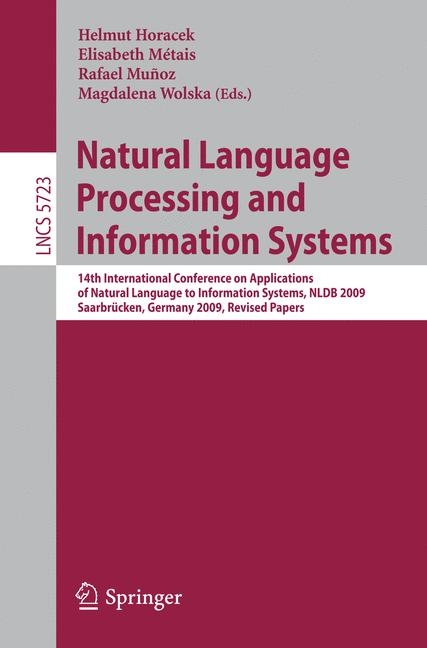 Natural Language Processing and Information Systems - 