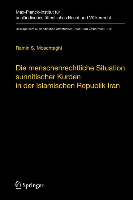 Die menschenrechtliche Situation sunnitischer Kurden in der Islamischen Republik Iran - Ramin S. Moschtaghi