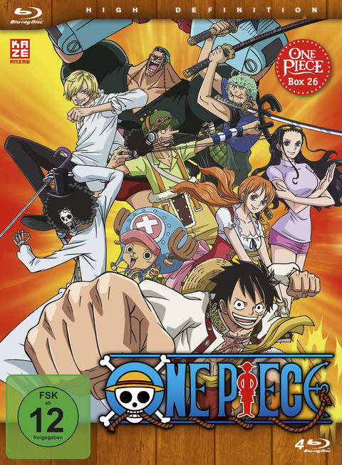 One Piece - TV-Serie - Box 26 (Episoden 780-804) [4 Blu-rays] - Hiroaki Miyamoto, Junji Shimizu, K&ocirc;nosuke Uda, Munehisa Sakai