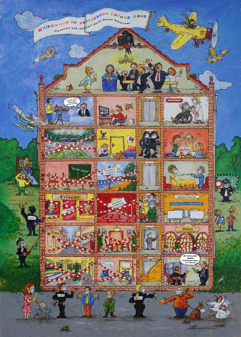 Willkommen im verr&uuml;ckten Corona-Haus - Stephan Keuter