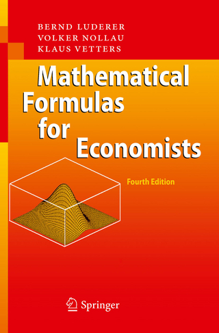 Mathematical Formulas for Economists
