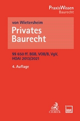 Privates Baurecht - Mark von Wietersheim