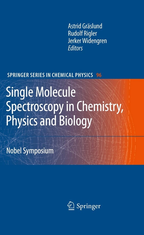 Single Molecule Spectroscopy in Chemistry, Physics and Biology - 
