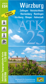 ATK25-E04 W&uuml;rzburg (Amtliche Topographische Karte 1:25000)