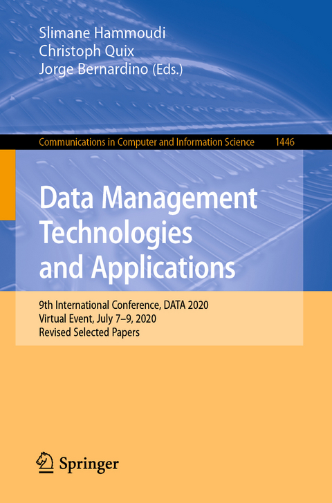 Data Management Technologies and Applications - 
