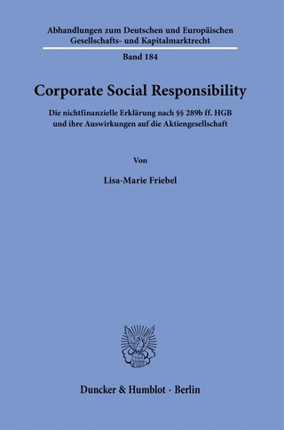Corporate Social Responsibility.