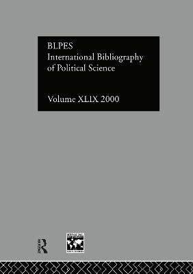IBSS: Political Science: 2000 Vol.49 - 