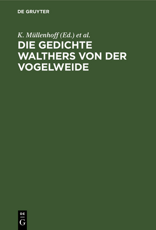 Die Gedichte Walthers von der Vogelweide