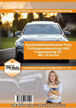 Automobilkaufmann (m/w/d) IHK - Fragenkatalogtrainer für MAC-OS