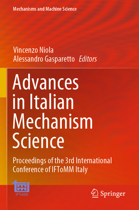 Advances in Italian Mechanism Science - 
