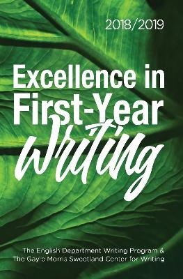 Excellence in First-Year Writing 2018/2019 - Dana Nichols