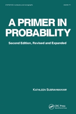 A Primer in Probability - Kathleen Subrahmaniam
