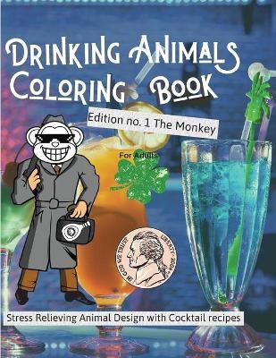 Drinking Animals Coloring Book