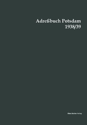 AdreÃbuch Potsdam 1938/39