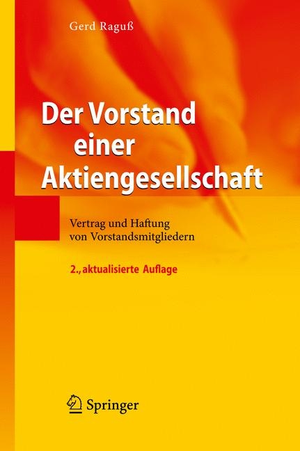 Der Vorstand einer Aktiengesellschaft - Gerd Ragu&szlig;