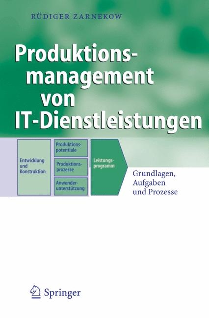 Produktionsmanagement von IT-Dienstleistungen - R&uuml;diger Zarnekow