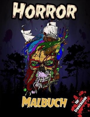 Horror Malbuch f&uuml;r Erwachsene - Sk Arts
