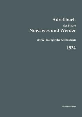 AdreÃbuch der StÃ¤dte Nowawes und Werder fÃ¼r 1934