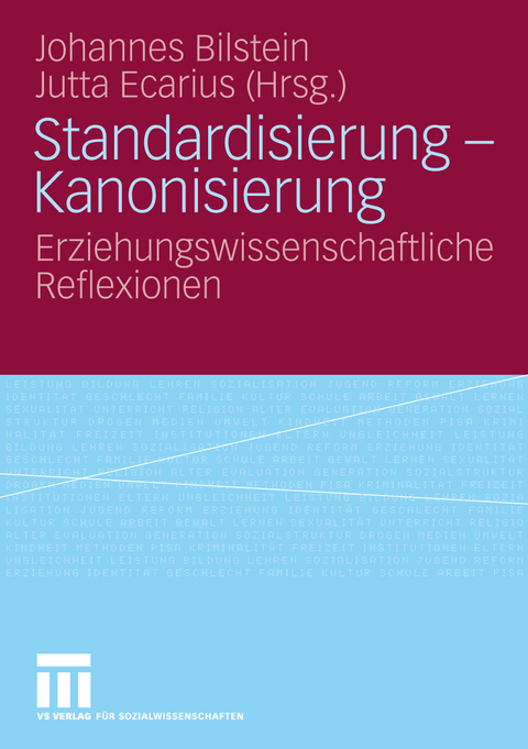 Standardisierung - Kanonisierung - 
