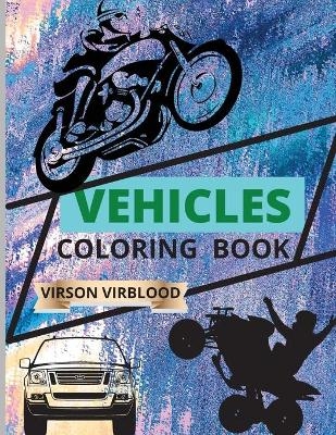 Vehicles Coloring Book