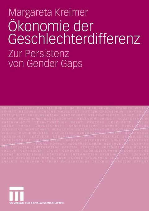 &Ouml;konomie der Geschlechterdifferenz - Margareta Kreimer