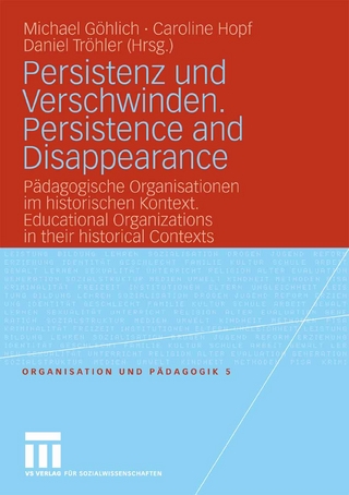 Persistenz und Verschwinden. Persistence and Disappearance