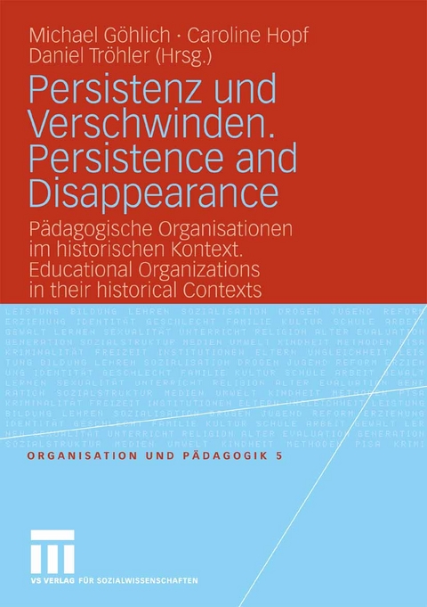 Persistenz und Verschwinden. Persistence and Disappearance - 