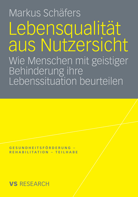 Lebensqualit&auml;t aus Nutzersicht - Markus Sch&auml;fers