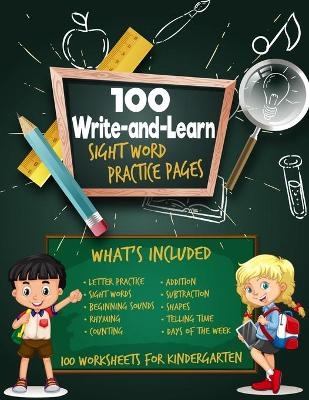 100 Write-and-Learn Sight Word Practice Pages -  Teaching Smart