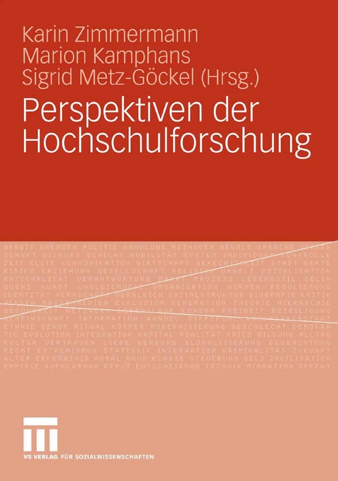 Perspektiven der Hochschulforschung - 