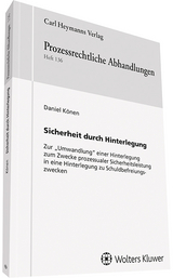Sicherheit durch Hinterlegung - Daniel K&ouml;nen