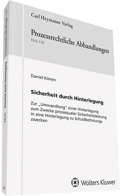 Sicherheit durch Hinterlegung - Daniel K&ouml;nen