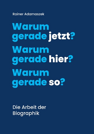 Trilogie 2021 / Warum gerade jetzt? Warum gerade hier? Warum gerade so?