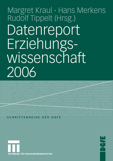 Datenreport Erziehungswissenschaft 2006 - 