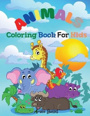 Animals Coloring book for kids
